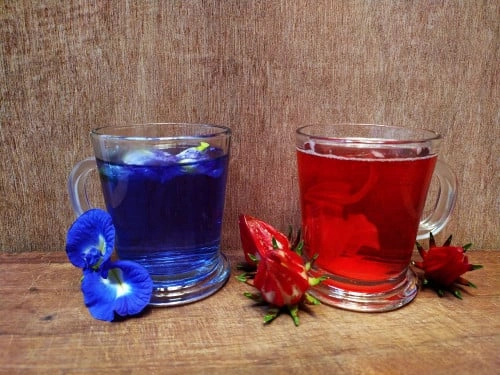 الشاي الازرق